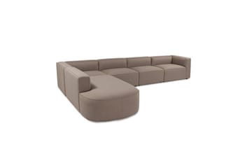 Hjørnesofa Abbas Lysebrun - Lysebrun - Møbler - Sofaer - Hjørnesofa