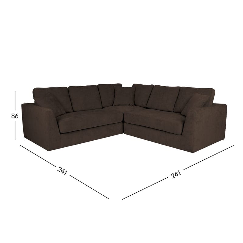 Hjørnesofa Alvtor - mørkegrå - Møbler - Sofaer - Hjørnesofa