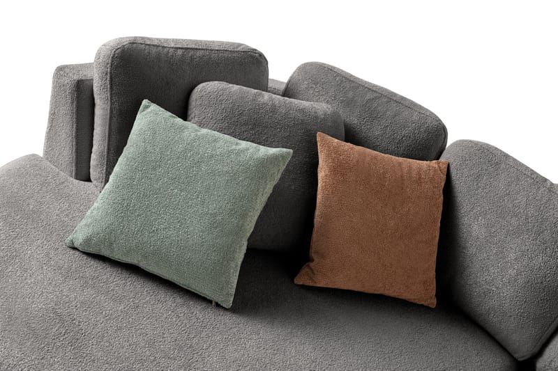 Hjørnesofa Atelier Del Sofa Venezia Venstre (310 x 75 x 105 cm) Antracit - Antracit - Møbler - Sofaer - Hjørnesofa