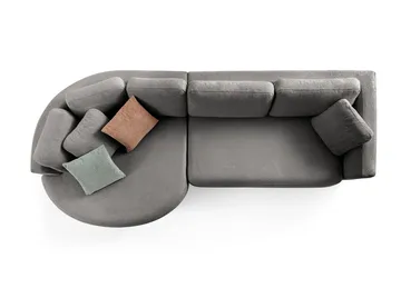 Hjørnesofa Atelier Del Sofa Venezia Venstre (310 x 75 x 105 cm) Antracit - Antracit - Møbler - Sofaer - Hjørnesofa