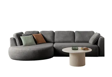 Hjørnesofa Atelier Del Sofa Venezia Venstre (310 x 75 x 105 cm) Antracit - Antracit - Møbler - Sofaer - Hjørnesofa