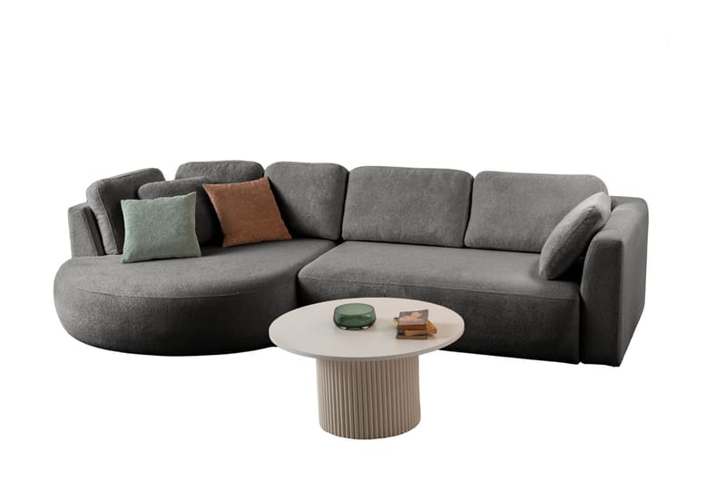Hjørnesofa Atelier Del Sofa Venezia Venstre (310 x 75 x 105 cm) Antracit, Antracit