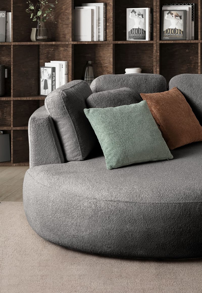 Hjørnesofa Atelier Del Sofa Venezia Venstre (310 x 75 x 105 cm) Antracit - Antracit - Møbler - Sofaer - Hjørnesofa