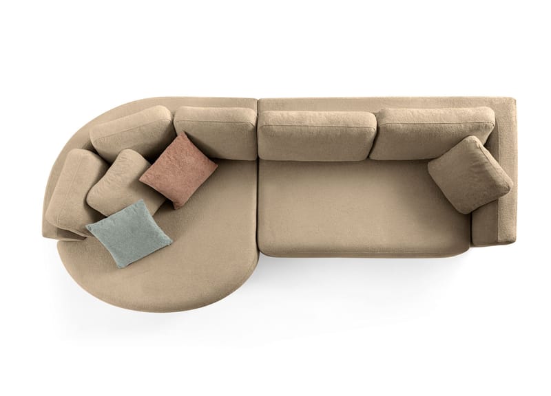 Hjørnesofa Atelier Del Sofa Venezia Venstre (310 x 75 x 105 cm) Brun - Brun - Møbler - Sofaer - Hjørnesofa