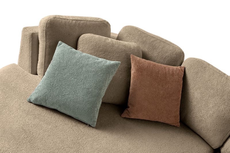 Hjørnesofa Atelier Del Sofa Venezia Venstre (310 x 75 x 105 cm) Brun - Brun - Møbler - Sofaer - Hjørnesofa