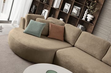 Hjørnesofa Atelier Del Sofa Venezia Venstre (310 x 75 x 105 cm) Brun - Brun - Møbler - Sofaer - Hjørnesofa