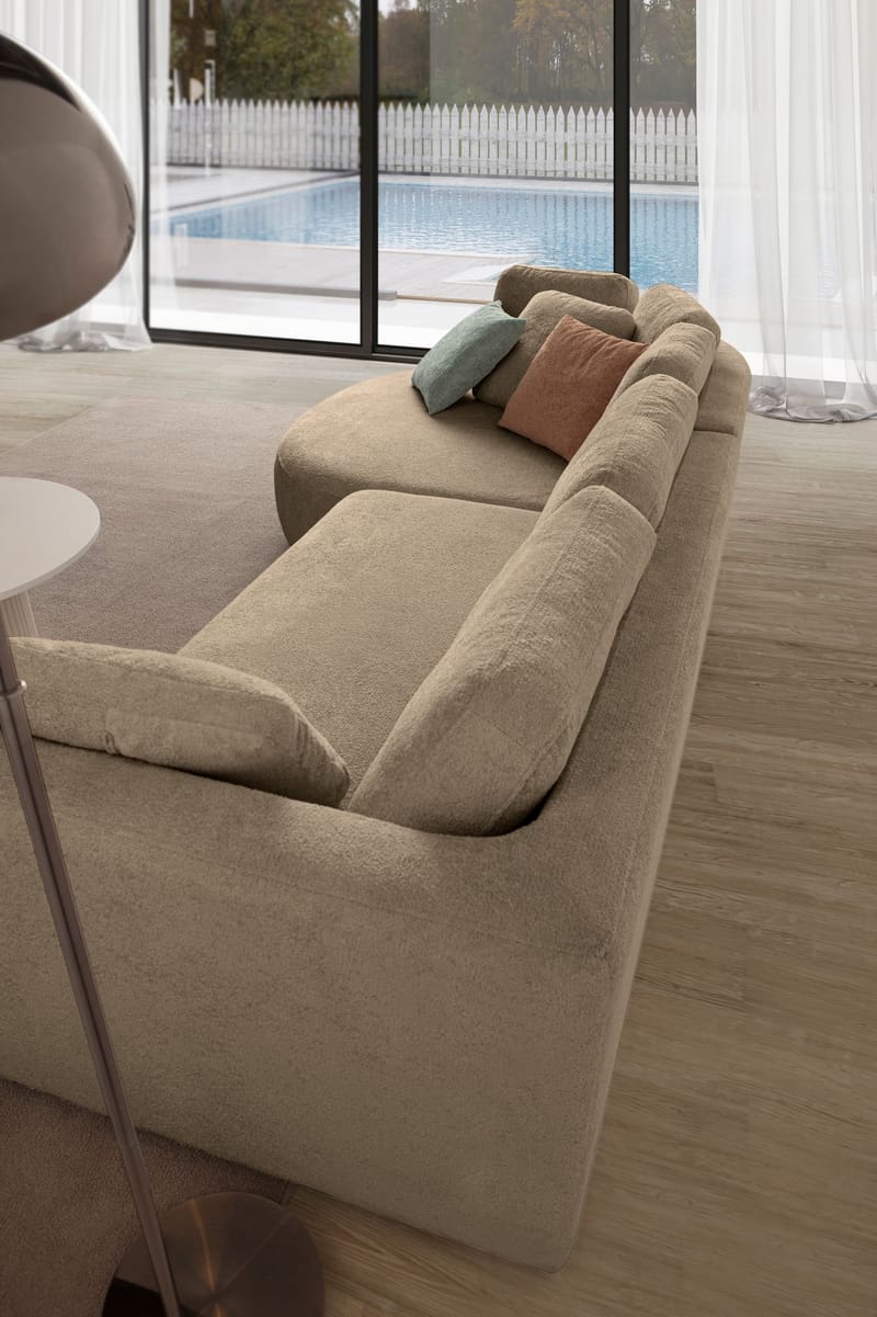 Hjørnesofa Atelier Del Sofa Venezia Venstre (310 x 75 x 105 cm) Brun - Brun - Møbler - Sofaer - Hjørnesofa