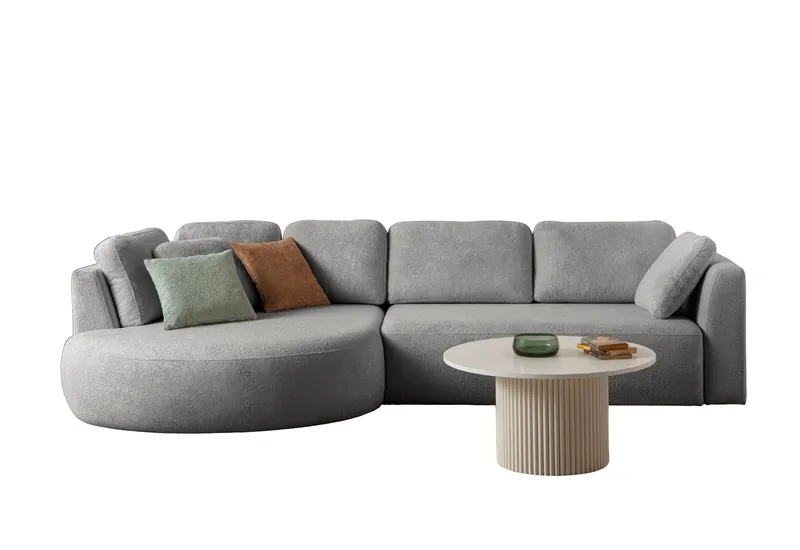 Hjørnesofa Atelier Del Sofa Venezia Venstre (310 x 75 x 105 cm) Grå, Grå