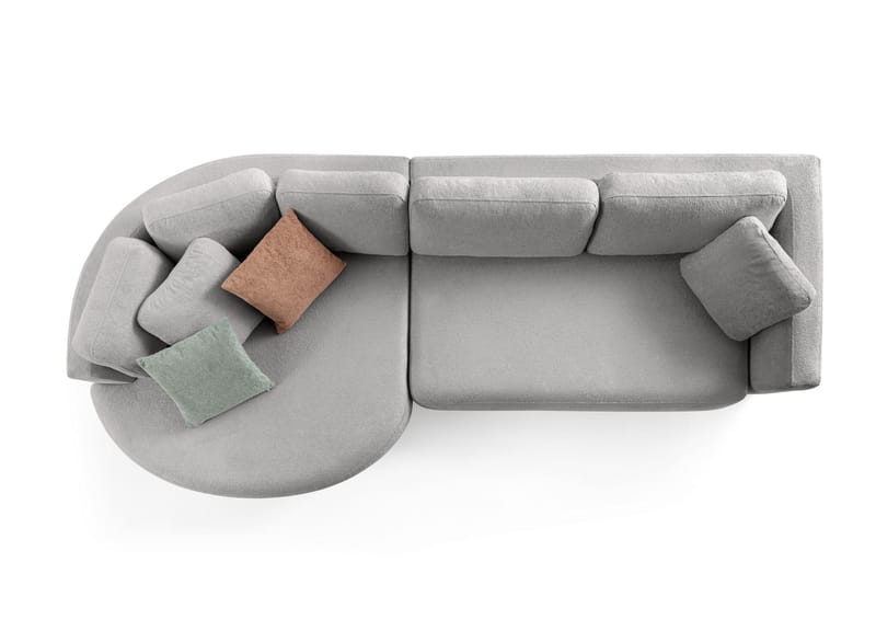 Hjørnesofa Atelier Del Sofa Venezia Venstre (310 x 75 x 105 cm) Grå - Grå - Møbler - Sofaer - Hjørnesofa