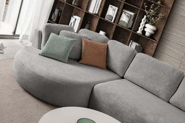 Hjørnesofa Atelier Del Sofa Venezia Venstre (310 x 75 x 105 cm) Grå - Grå - Møbler - Sofaer - Hjørnesofa