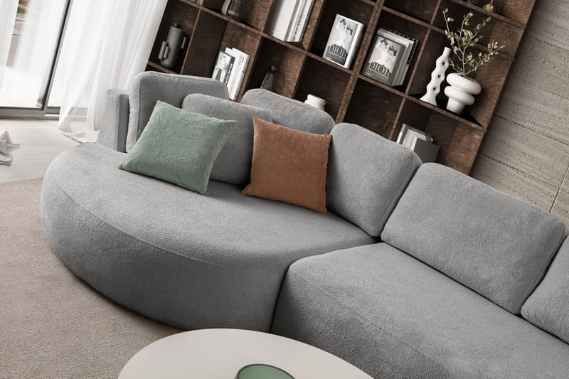 Hjørnesofa Atelier Del Sofa Venezia Venstre (310 x 75 x 105 cm) Grå - Grå - Møbler - Sofaer - Hjørnesofa