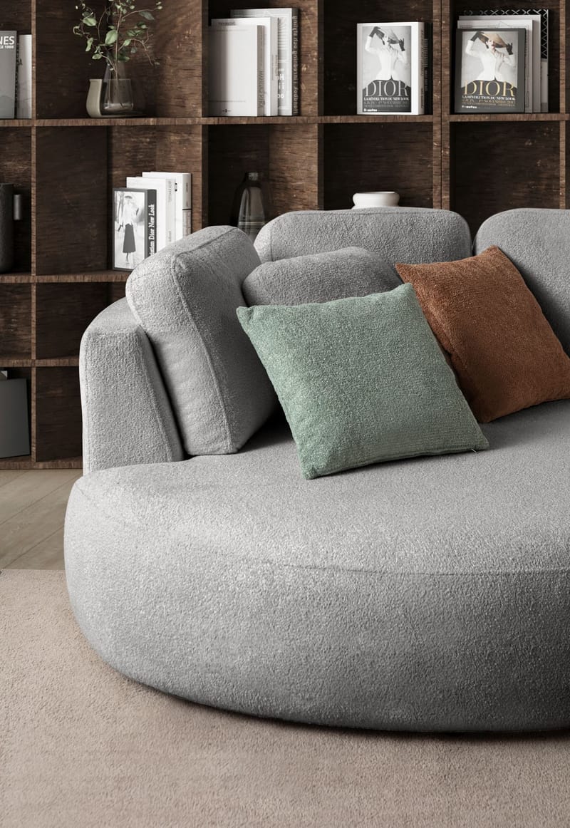 Hjørnesofa Atelier Del Sofa Venezia Venstre (310 x 75 x 105 cm) Grå - Grå - Møbler - Sofaer - Hjørnesofa