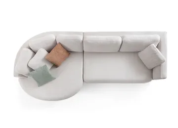 Hjørnesofa Atelier Del Sofa Venezia Venstre (310 x 75 x 105 cm) Hvid - Hvid - Møbler - Sofaer - Hjørnesofa