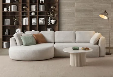 Hjørnesofa Atelier Del Sofa Venezia Venstre (310 x 75 x 105 cm) Hvid - Hvid - Møbler - Sofaer - Hjørnesofa
