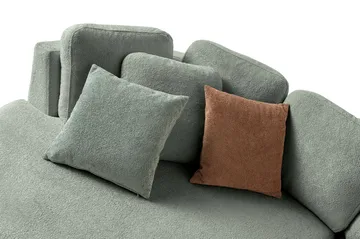 Hjørnesofa Atelier Del Sofa Venezia Venstre (310 x 75 x 105 cm) Liquid Green - Liquid Green - Møbler - Sofaer - Hjørnesofa