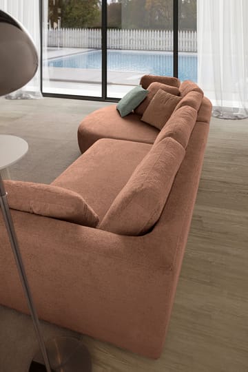 Hjørnesofa Atelier Del Sofa Venezia Venstre (310 x 75 x 105 cm) Mink - Mink - Møbler - Sofaer - Hjørnesofa