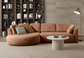 Hjørnesofa Atelier Del Sofa Venezia Venstre (310 x 75 x 105 cm) Mink - Mink - Møbler - Sofaer - Hjørnesofa