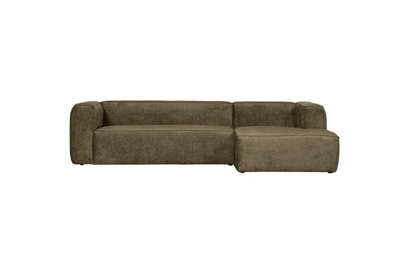 Hjørnesofa Bean - Moss, Højre - Møbler - Sofaer - Hjørnesofa - Hjørnesofa med chaiselong