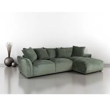 Hjørnesofa Denvi Højre - mintgrøn - Møbler - Sofaer - Sofa med chaiselong