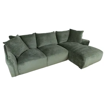 Hjørnesofa Denvi Højre - mintgrøn - Møbler - Sofaer - Sofa med chaiselong