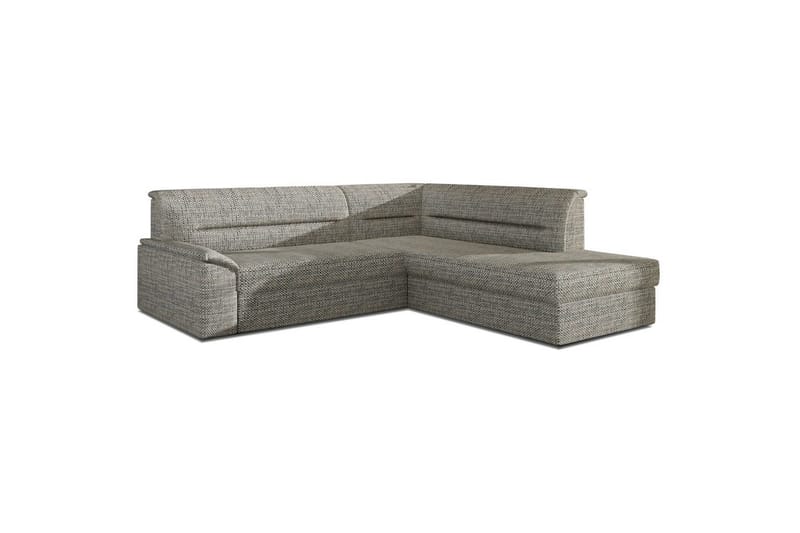 Hjørnesofa Eltap Elano 255x212x90 cm - Berlin 01, Grå, Højre - Møbler - Sofaer - Sovesofaer