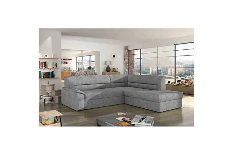 Hjørnesofa Eltap Elano 255x212x90 cm - Sawana 21, Højre - Møbler - Sofaer - Sovesofaer