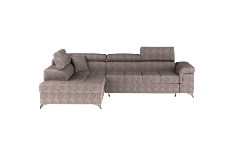 Hjørnesofa Eltap Eridano 275x202x88 cm - Amore 20, Mørk Beige, Venstre - Møbler - Sofaer - Sovesofaer