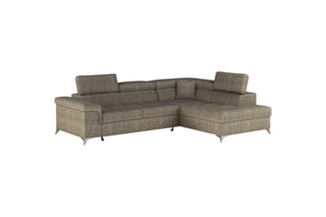 Hjørnesofa Eltap Eridano 275x202x88 cm - Berlin 03, Beige, Højre - Møbler - Sofaer - Sovesofaer