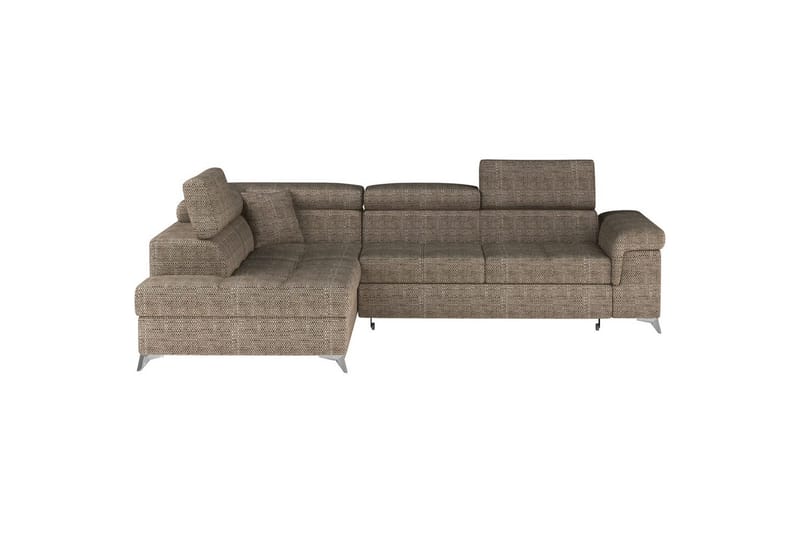 Hjørnesofa Eltap Eridano 275x202x88 cm - Berlin 03, Beige, Venstre - Møbler - Sofaer - Sovesofaer