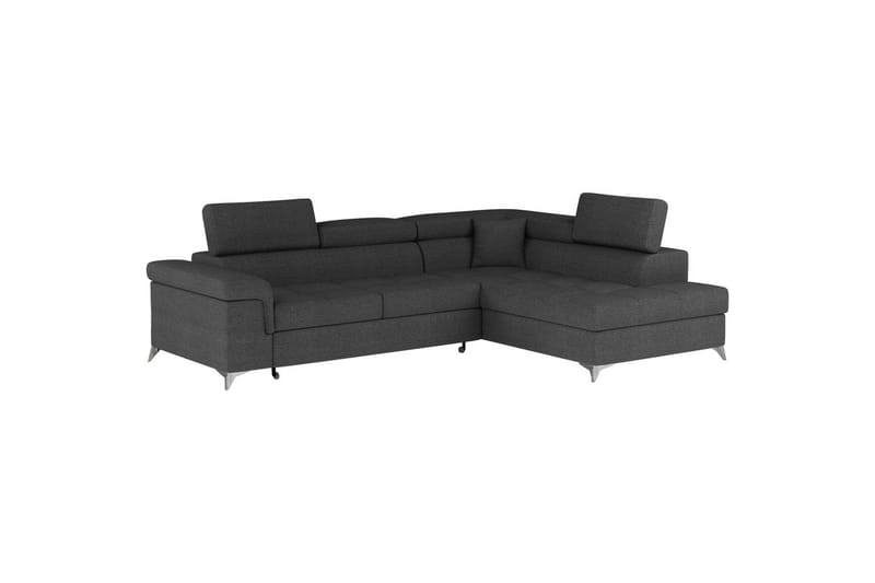 Hjørnesofa Eltap Eridano 275x202x88 cm - Inari 96, Mørkegrå, Højre - Møbler - Sofaer - Sovesofaer
