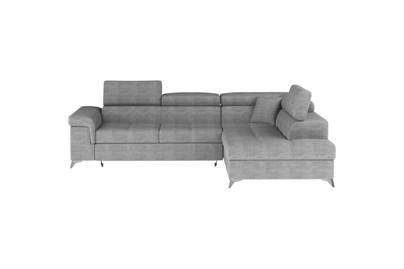 Hjørnesofa Eltap Eridano 275x202x88 cm - Manhattan 03, Lys Grå, Højre - Møbler - Sofaer - Sovesofaer