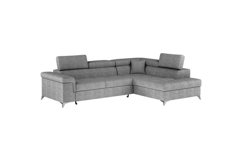 Hjørnesofa Eltap Eridano 275x202x88 cm - Manhattan 03, Lys Grå, Højre - Møbler - Sofaer - Sovesofaer