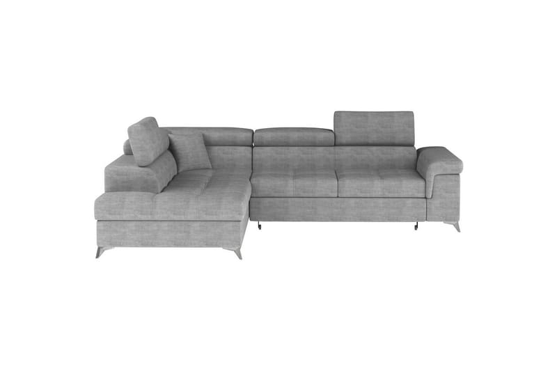 Hjørnesofa Eltap Eridano 275x202x88 cm - Manhattan 03, Lys Grå, Venstre - Møbler - Sofaer - Sovesofaer