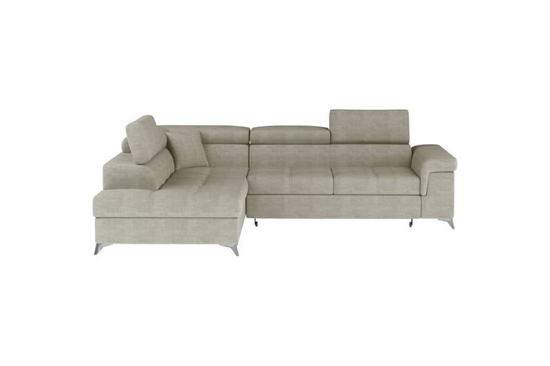 Hjørnesofa Eltap Eridano 275x202x88 cm - Manhattan 20, Mørk Beige, Venstre - Møbler - Sofaer - Sovesofaer