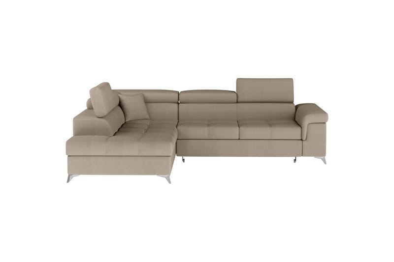 Hjørnesofa Eltap Eridano 275x202x88 cm - Monolith 09, Mørk Beige, Venstre - Møbler - Sofaer - Sovesofaer