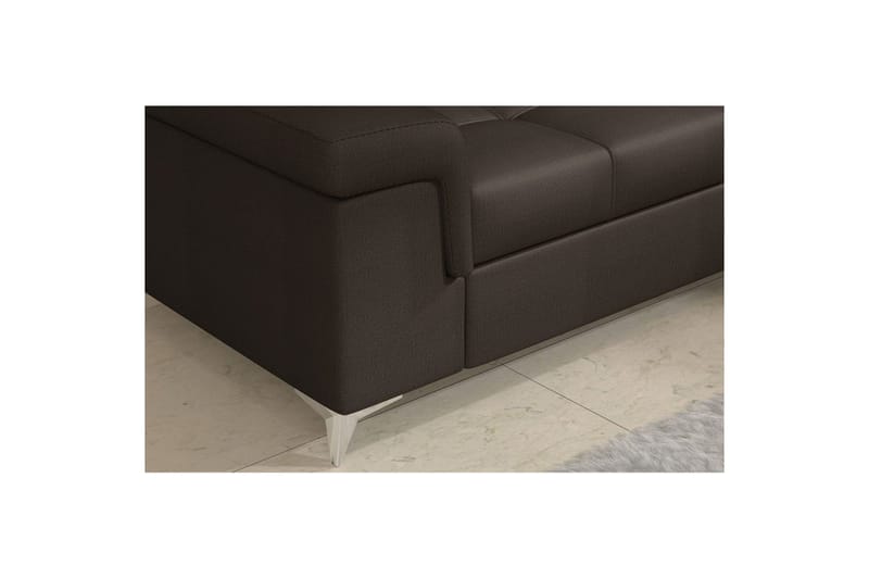 Hjørnesofa Eltap Eridano 275x202x88 cm - Monolith 29, Mørk Brun, Højre - Møbler - Sofaer - Sovesofaer