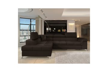 Hjørnesofa Eltap Eridano 275x202x88 cm - Monolith 29, Mørk Brun, Venstre - Møbler - Sofaer - Sovesofaer