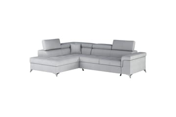 Hjørnesofa Eltap Eridano 275x202x88 cm - Monolith 84, Lys Grå, Venstre - Møbler - Sofaer - Sovesofaer