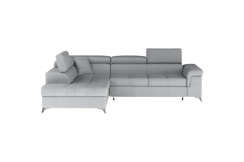 Hjørnesofa Eltap Eridano 275x202x88 cm - Monolith 84, Lys Grå, Venstre - Møbler - Sofaer - Sovesofaer