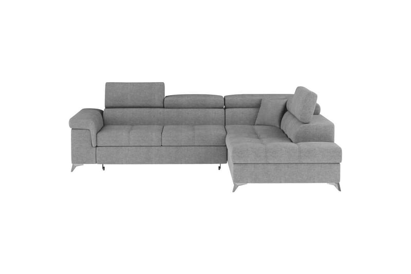 Hjørnesofa Eltap Eridano 275x202x88 cm - Raquel 04 Grå, Højre - Møbler - Sofaer - Sovesofaer