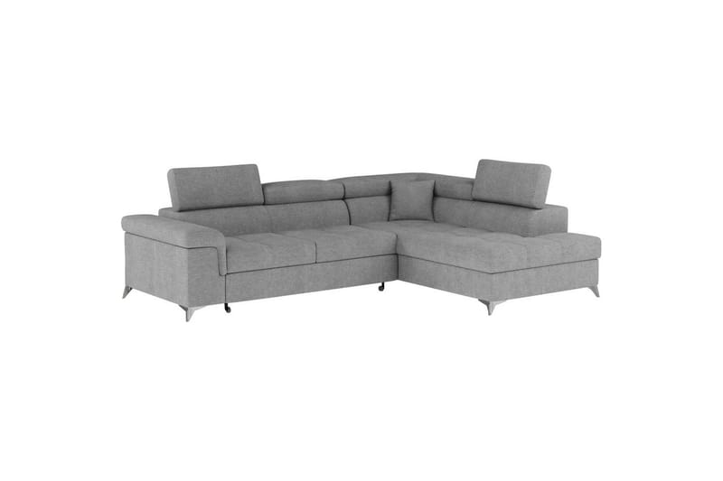 Hjørnesofa Eltap Eridano 275x202x88 cm - Raquel 04 Grå, Højre - Møbler - Sofaer - Sovesofaer
