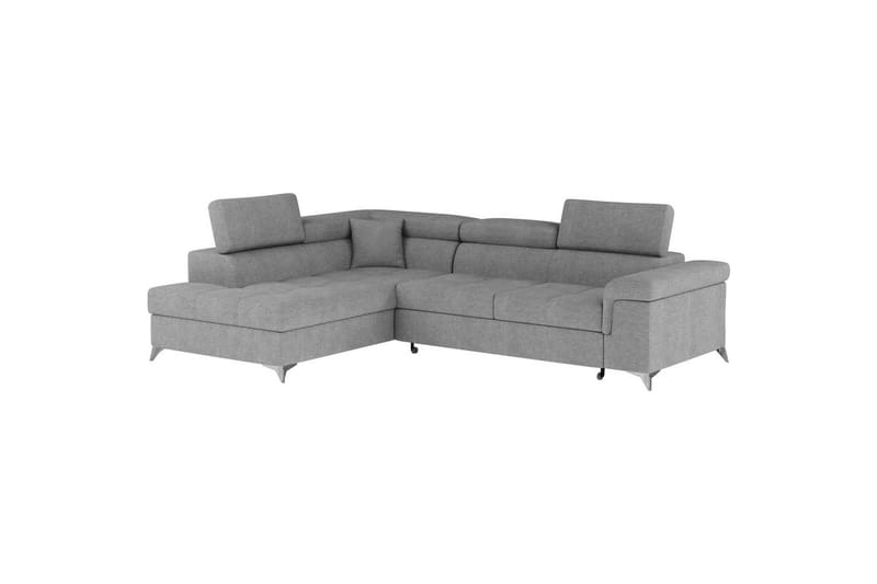 Hjørnesofa Eltap Eridano 275x202x88 cm - Raquel 04 Grå, Venstre - Møbler - Sofaer - Sovesofaer