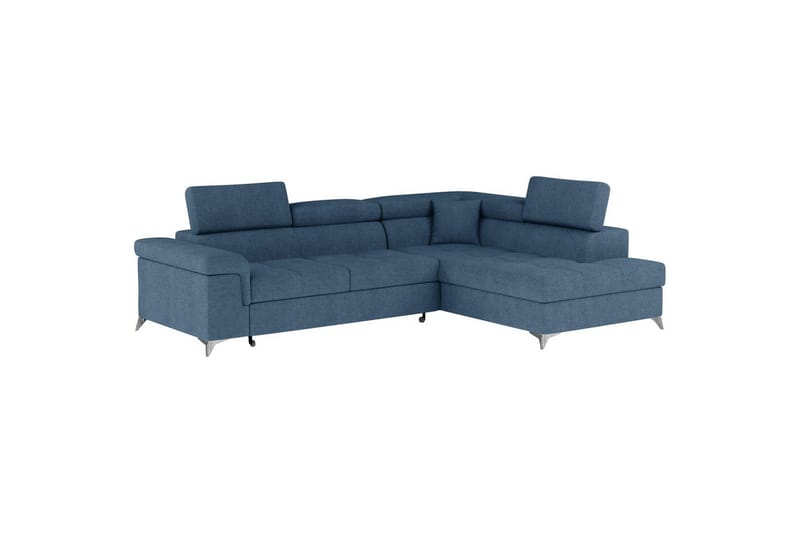 Hjørnesofa Eltap Eridano 275x202x88 cm - Raquel 40, Blå, Højre - Møbler - Sofaer - Sovesofaer