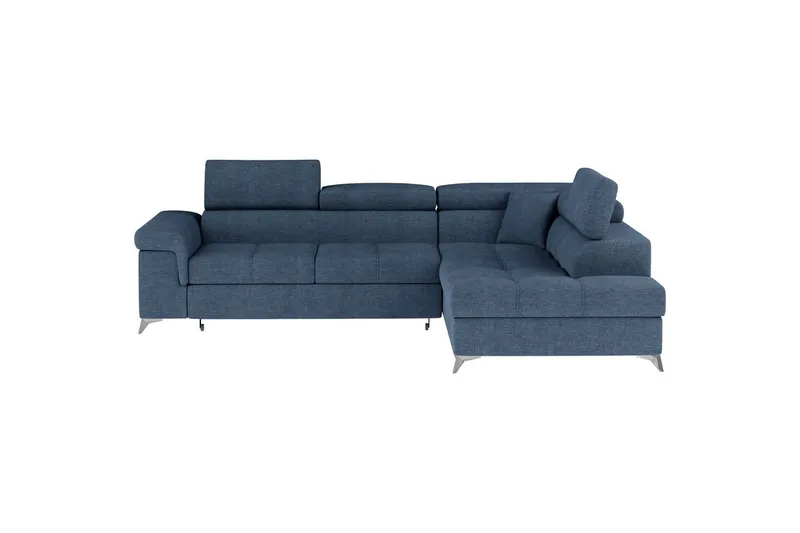 Hjørnesofa Eltap Eridano 275x202x88 cm - Raquel 40, Blå, Højre - Møbler - Sofaer - Sovesofaer