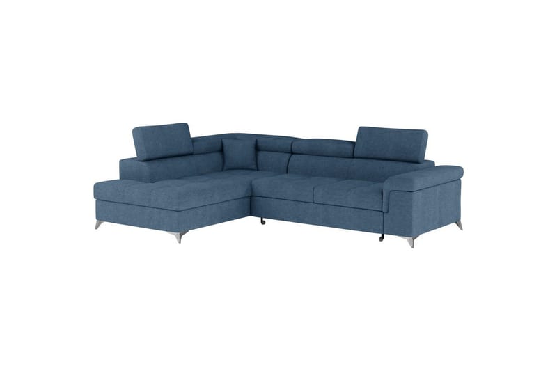 Hjørnesofa Eltap Eridano 275x202x88 cm - Raquel 40, Blå, Venstre - Møbler - Sofaer - Sovesofaer