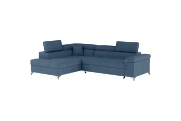 Hjørnesofa Eltap Eridano 275x202x88 cm - Raquel 40, Blå, Venstre - Møbler - Sofaer - Sovesofaer