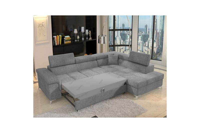 Hjørnesofa Eltap Eridano 275x202x88 cm - Touch 03, Højre - Møbler - Sofaer - Sovesofaer