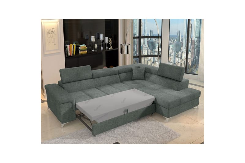 Hjørnesofa Eltap Eridano 275x202x88 cm - Touch 100, Højre - Møbler - Sofaer - Sovesofaer