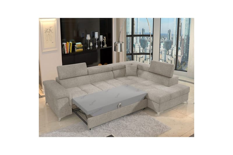 Hjørnesofa Eltap Eridano 275x202x88 cm - Touch 18, Højre - Møbler - Sofaer - Sovesofaer