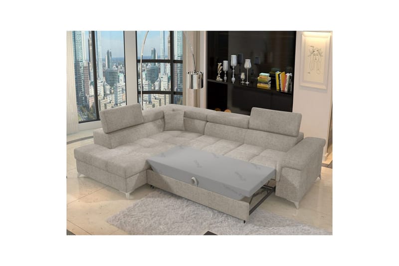 Hjørnesofa Eltap Eridano 275x202x88 cm - Touch 18, Venstre - Møbler - Sofaer - Sovesofaer